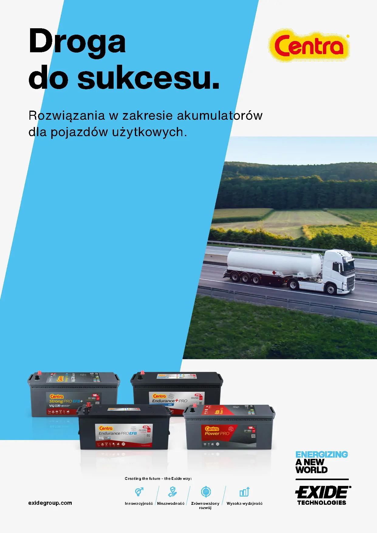 Akumulatory do pojazdów użytkowych