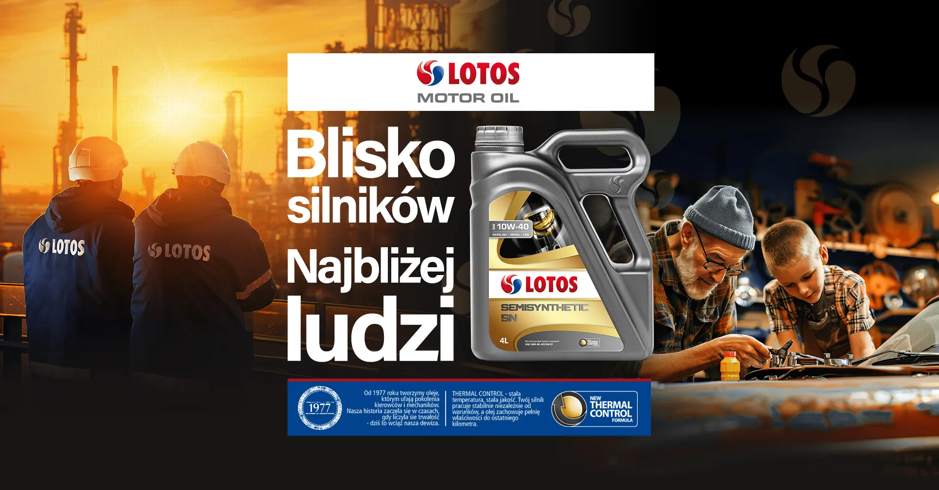 Oferta olejów silnikowych LOTOS Motor Oil