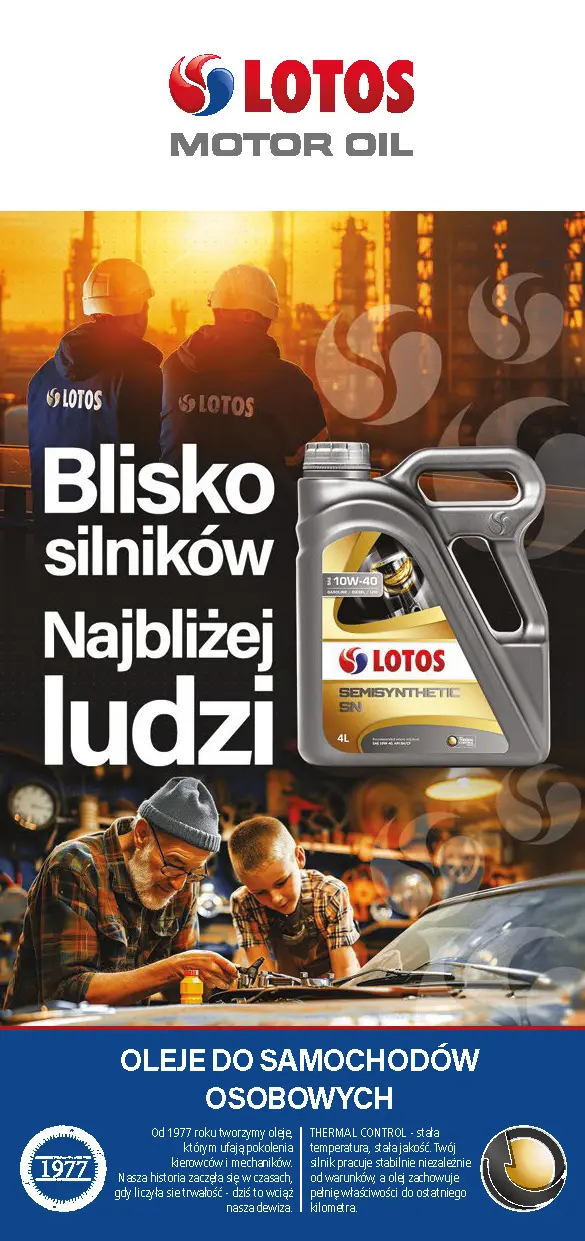 Katalog Lotos Oil - oleje do samochodów osobowych