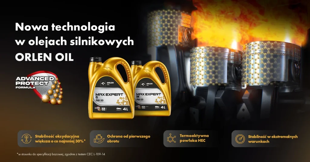 Prezentacja technologii Advanced Protect Formula w nowej linii olejów silnikowych Orlen Oil