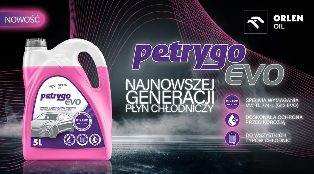 Prezentacja płynu do chłodnic Orlen Oil Petrygo EVO